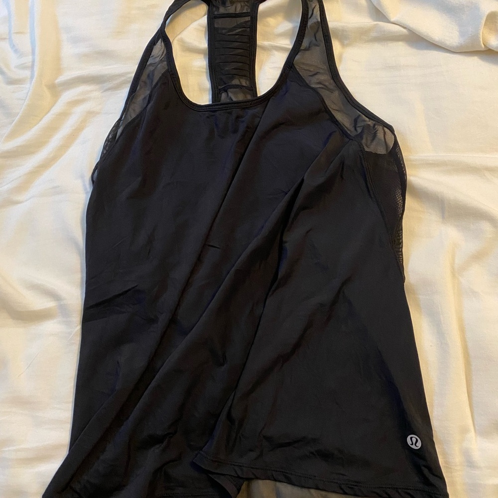 Lululemon sheer workout tank top